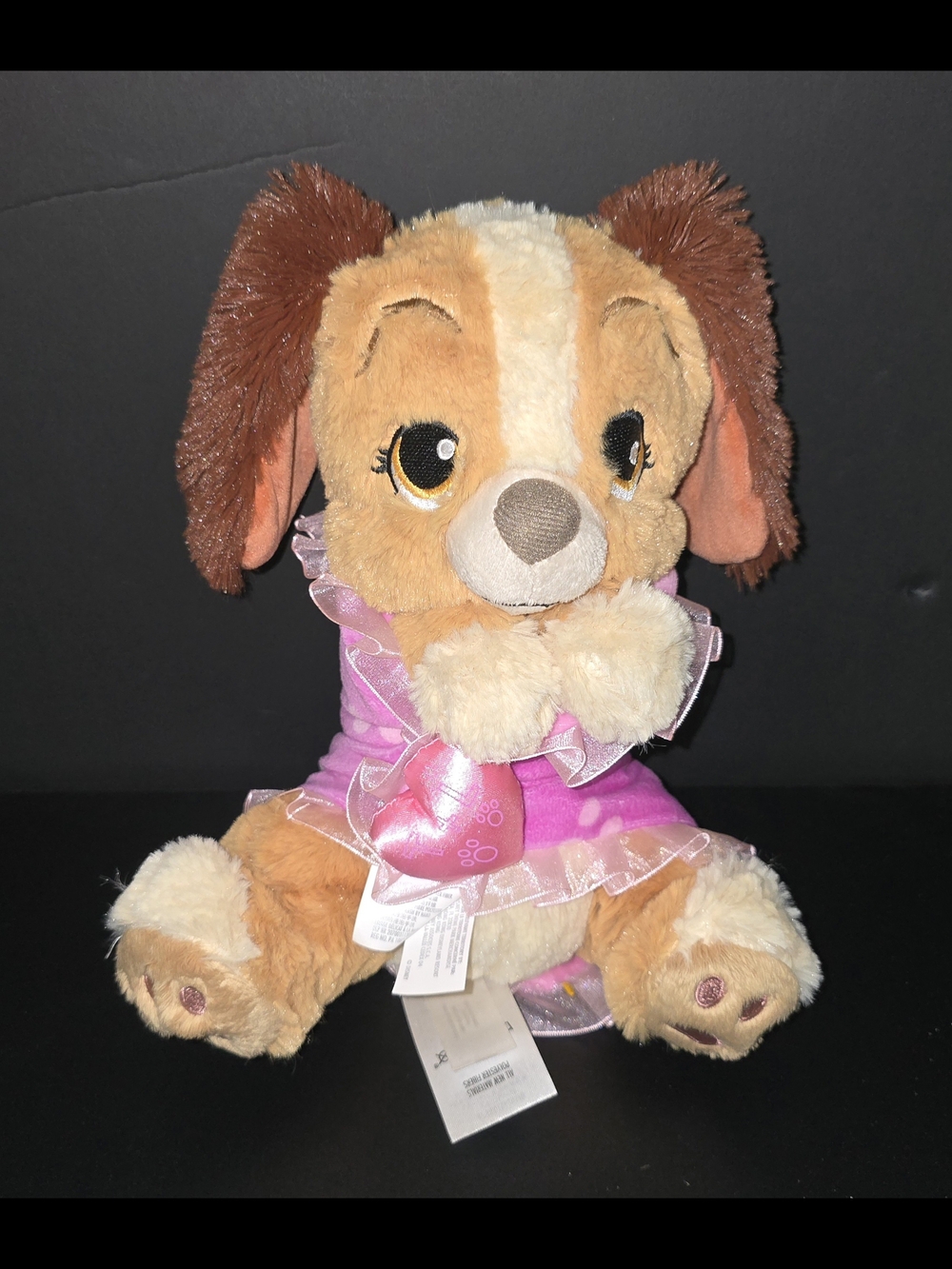 Disney Babies Lady & the Tramp Lady Plush Puppy Blanket Lovey Disney Store